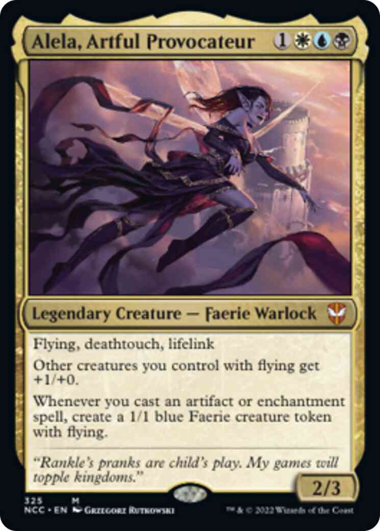 Alela, Artful Provocateur [325] [Streets of New Capenna: Commander] [Non-Foil]