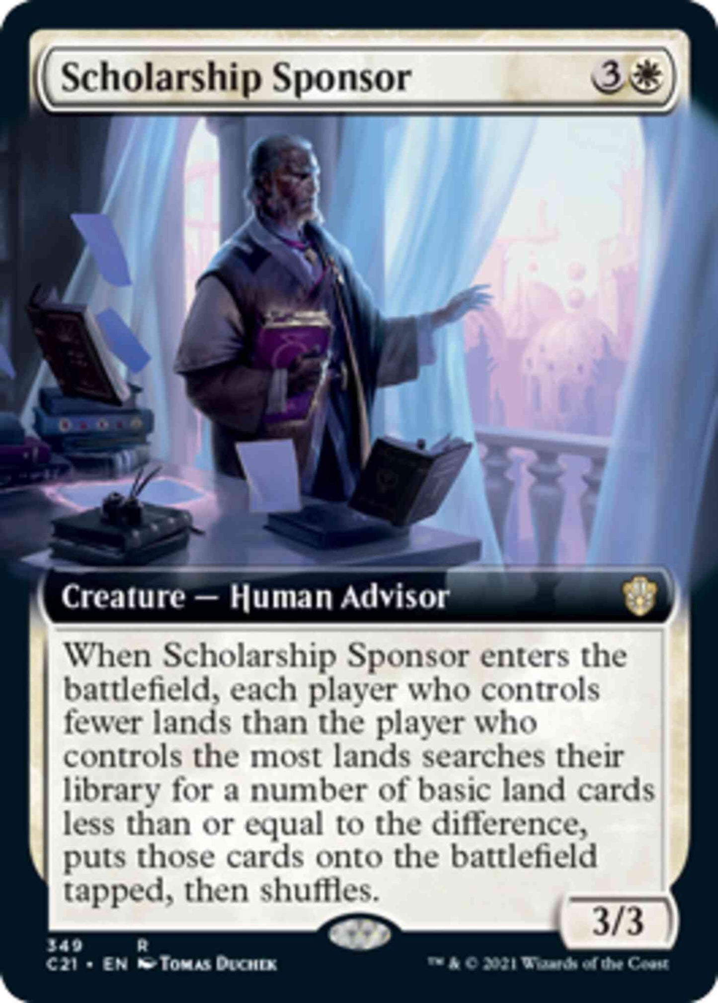 Scholarship Sponsor [349] [Extended Art] [Commander 2021] [Non-Foil]