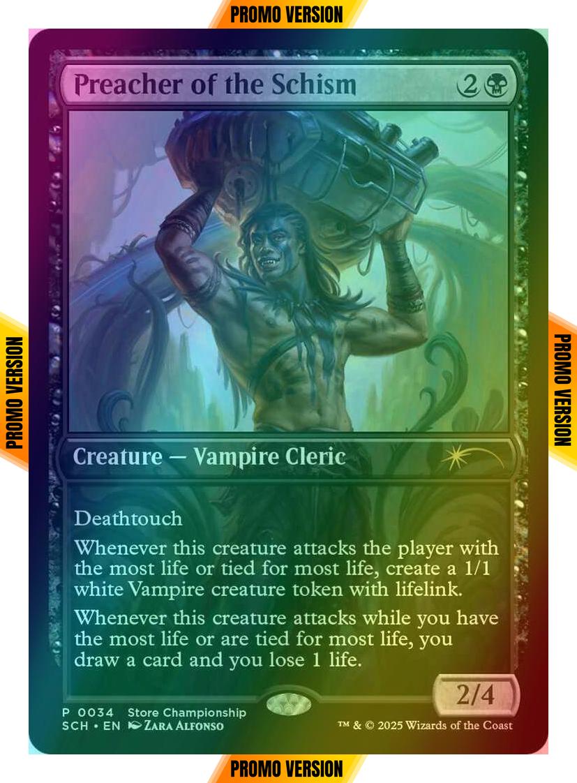 Preacher of the Schism [34] [Store Championships] [Foil]
