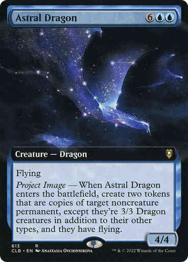 Astral Dragon [613] [Extended Art] [Commander Legends: Battle for Baldur's Gate] [Non-Foil]