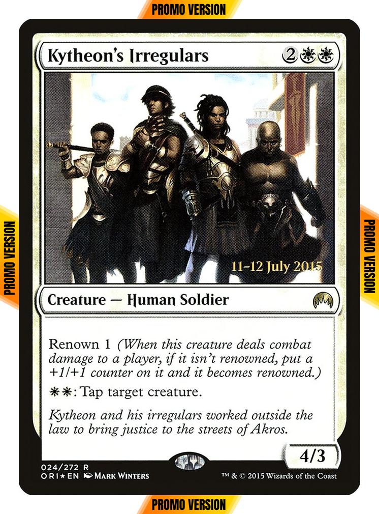 Kytheon's Irregulars [24s] [Magic Origins Promos] [Foil]