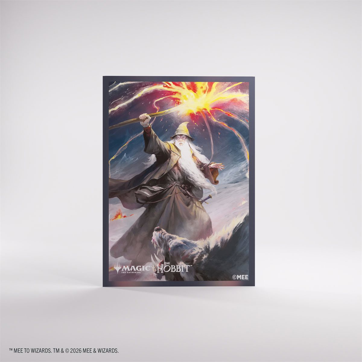 Gamegenic MTG Premium Art Sleeves - Standard Size - 105ct - The Hobbit - Gandalf, Shadow's Foe