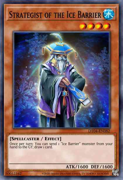 Strategist of the Ice Barrier - HA04-EN052 - Super Rare - Unlimited