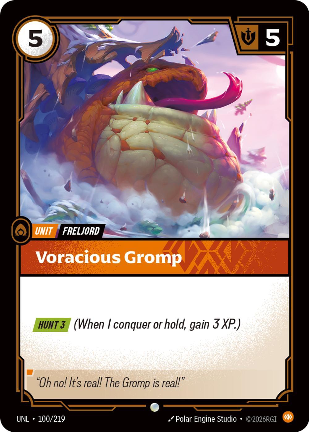 Voracious Gromp - 100/219 [Unleashed] [Non-Foil]