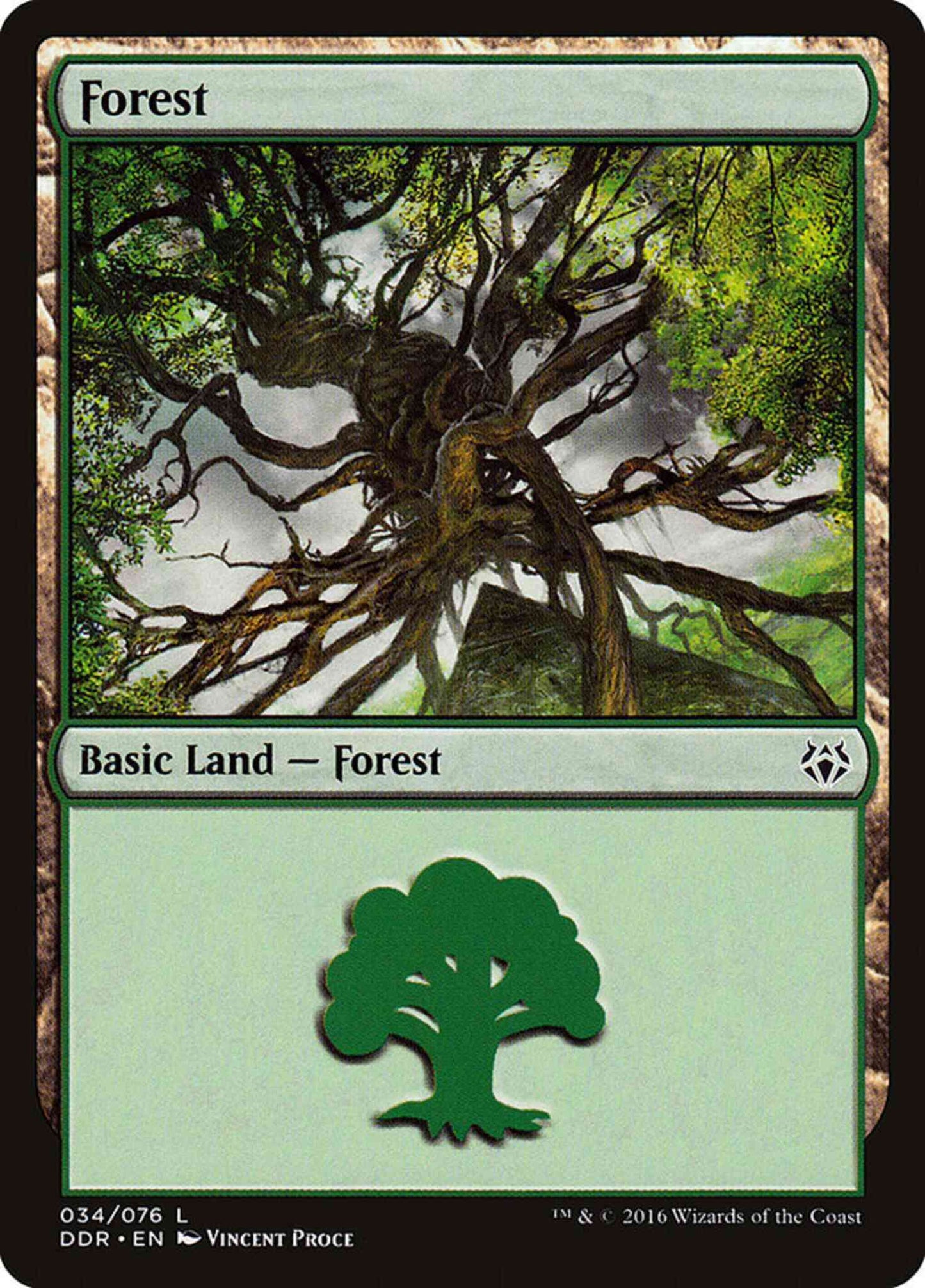 Forest [34] [Duel Decks Nissa vs Ob Nixilis] [Non-Foil]