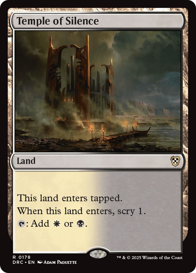 Temple of Silence [178] [Aetherdrift: Commander] [Non-Foil]