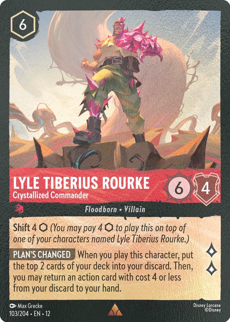 Lyle Tiberius Rourke - Crystallized Commander - 103/204 [Wilds Unknown] [Cold Foil]