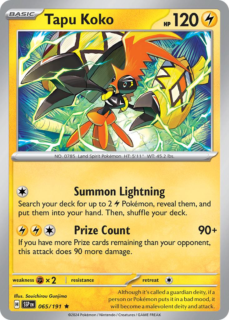 Tapu Koko - 065/191 - Rare [sv08-065] [Holo]