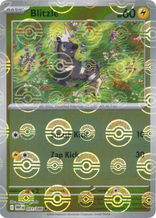 Blitzle - Poké Ball Pattern - 031/086 - Common [sv105w-031] [Reverse Holo]