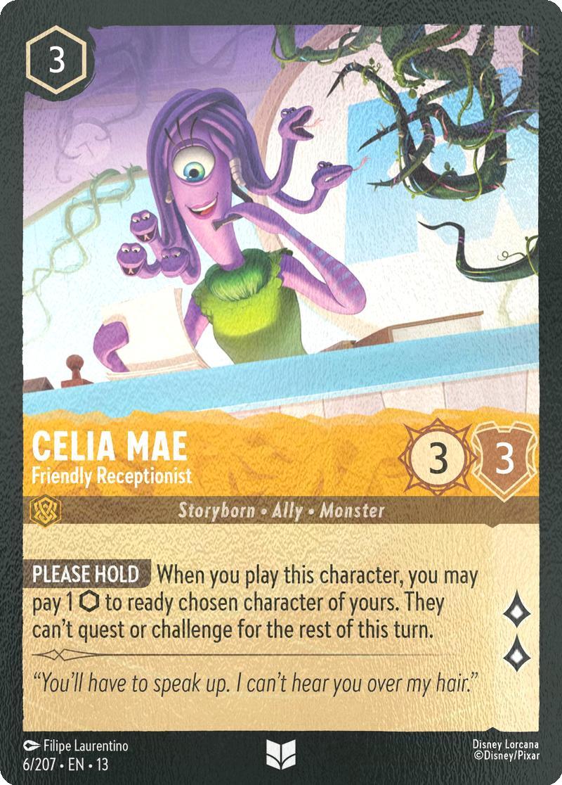 Celia Mae - Friendly Receptionist - 6/204 [Attack of the Vine!] [Cold Foil]