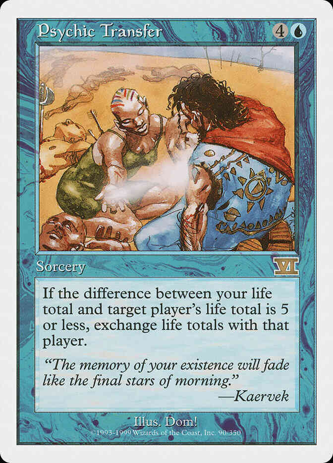 Psychic Transfer [90] [Classic Sixth Edition] [Non-Foil]