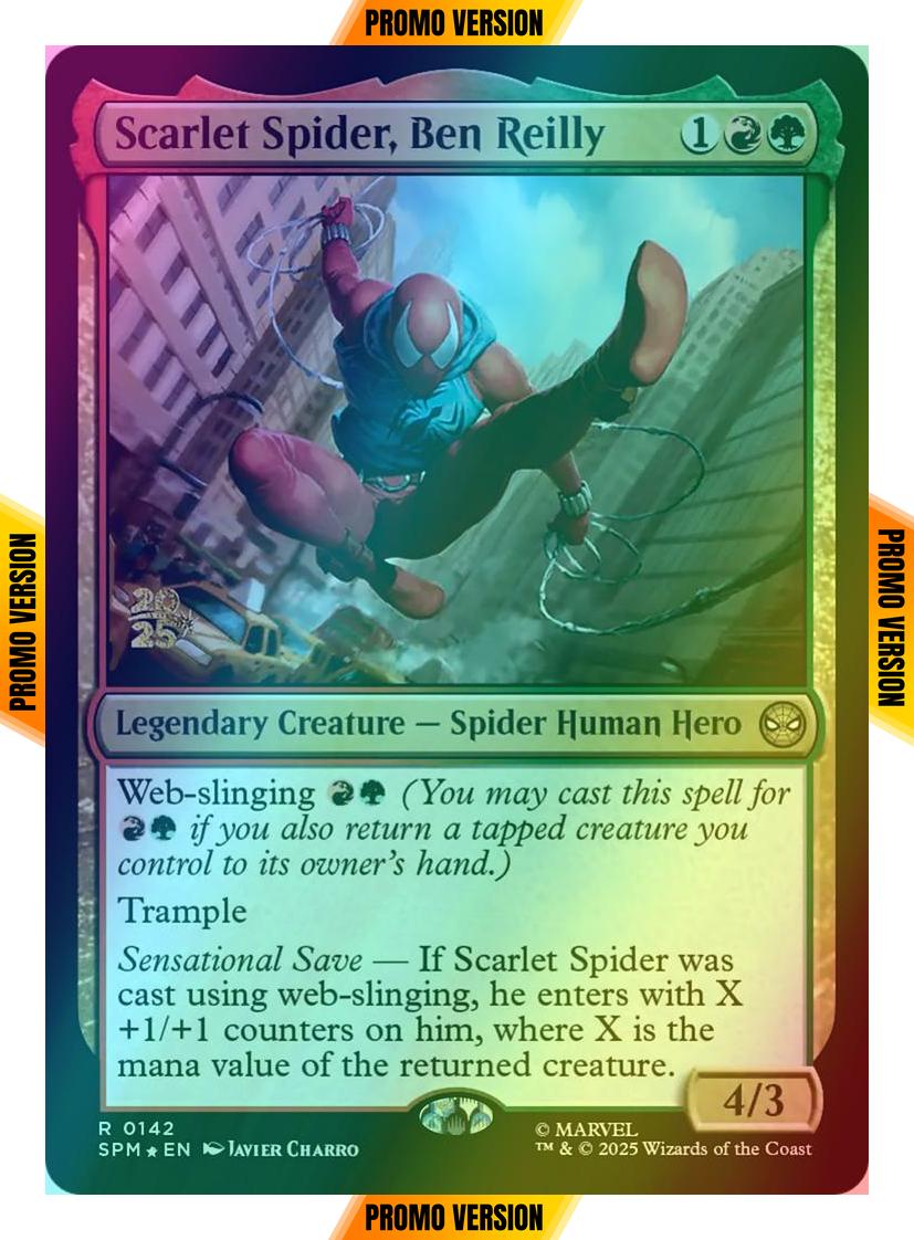 Scarlet Spider, Ben Reilly [142s] [Marvel's Spider-Man: Promos] [Foil]