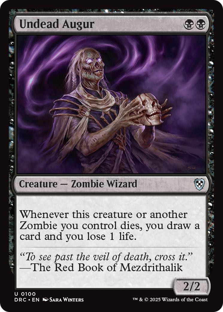 Undead Augur [100] [Aetherdrift: Commander] [Non-Foil]