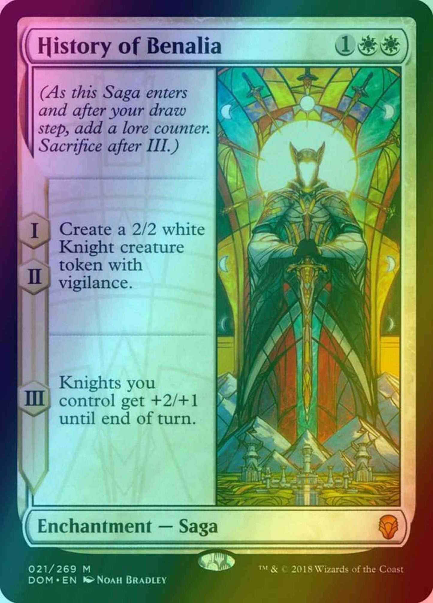 History of Benalia [21] [Dominaria] [Foil]