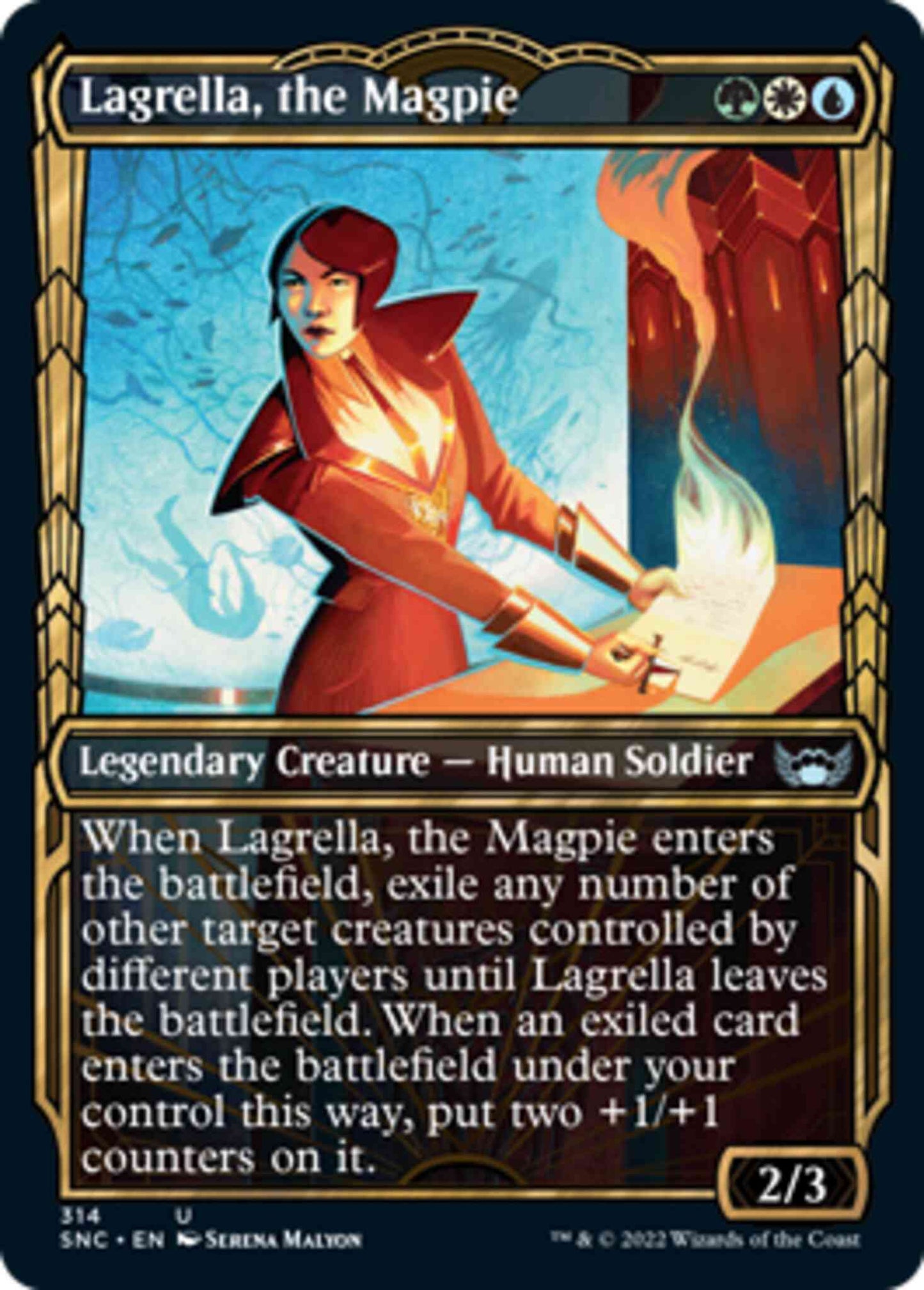 Lagrella, the Magpie [314] [Golden Age Showcase] [Streets of New Capenna] [Non-Foil]