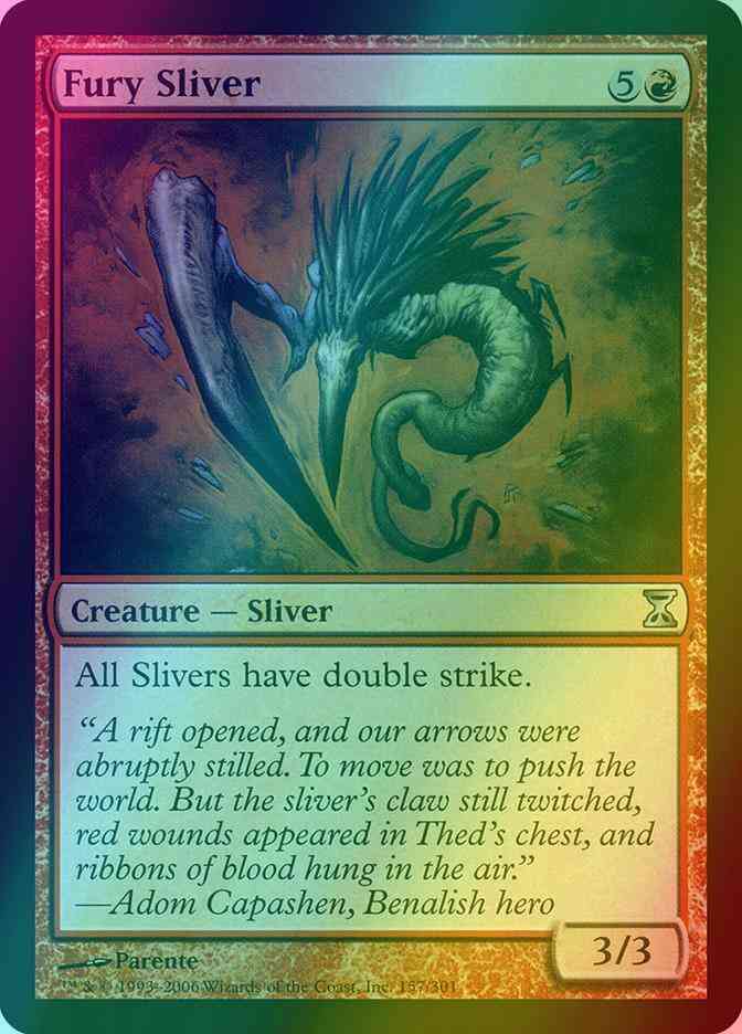 Fury Sliver [157] [Time Spiral] [Foil]