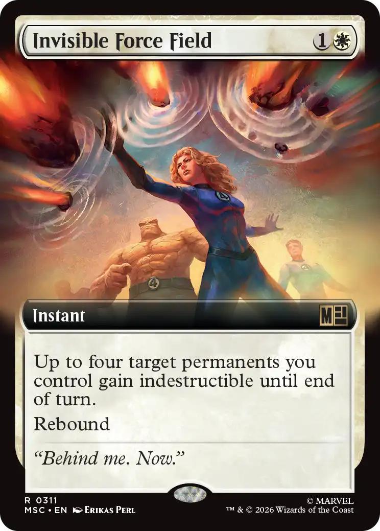 Invisible Force Field [311] [Extended Art] [Marvel Super Heroes: Commander] [Non-Foil]