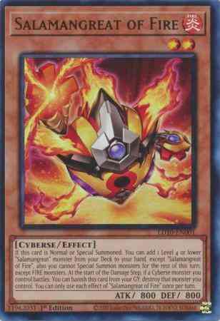 Salamangreat of Fire - LD10-EN001 - Ultra Rare - 1st Edition