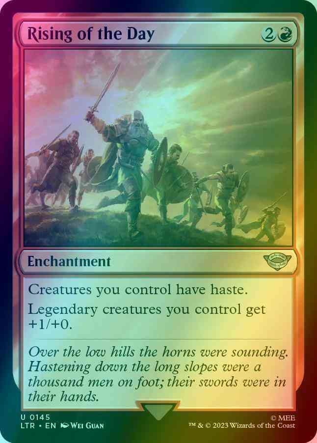 Rising of the Day [145] [The Lord of the Rings: Tales of Middle-earth] [Foil]