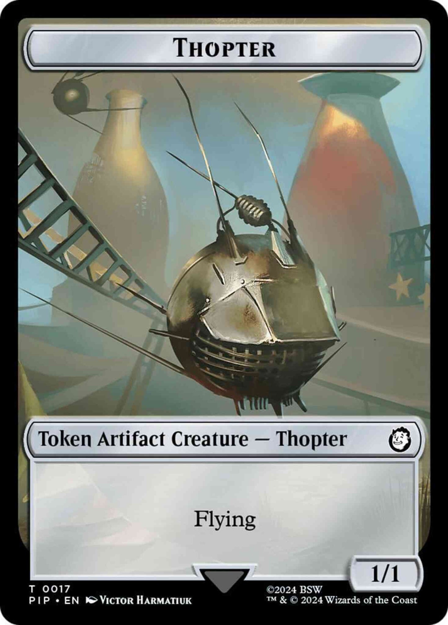 Thopter Token (17) // Treasure Token (18) [Fallout: Tokens] [Non-Foil]