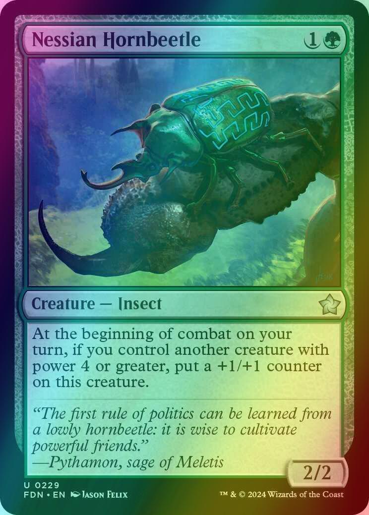 Nessian Hornbeetle [229] [Foundations] [Foil]