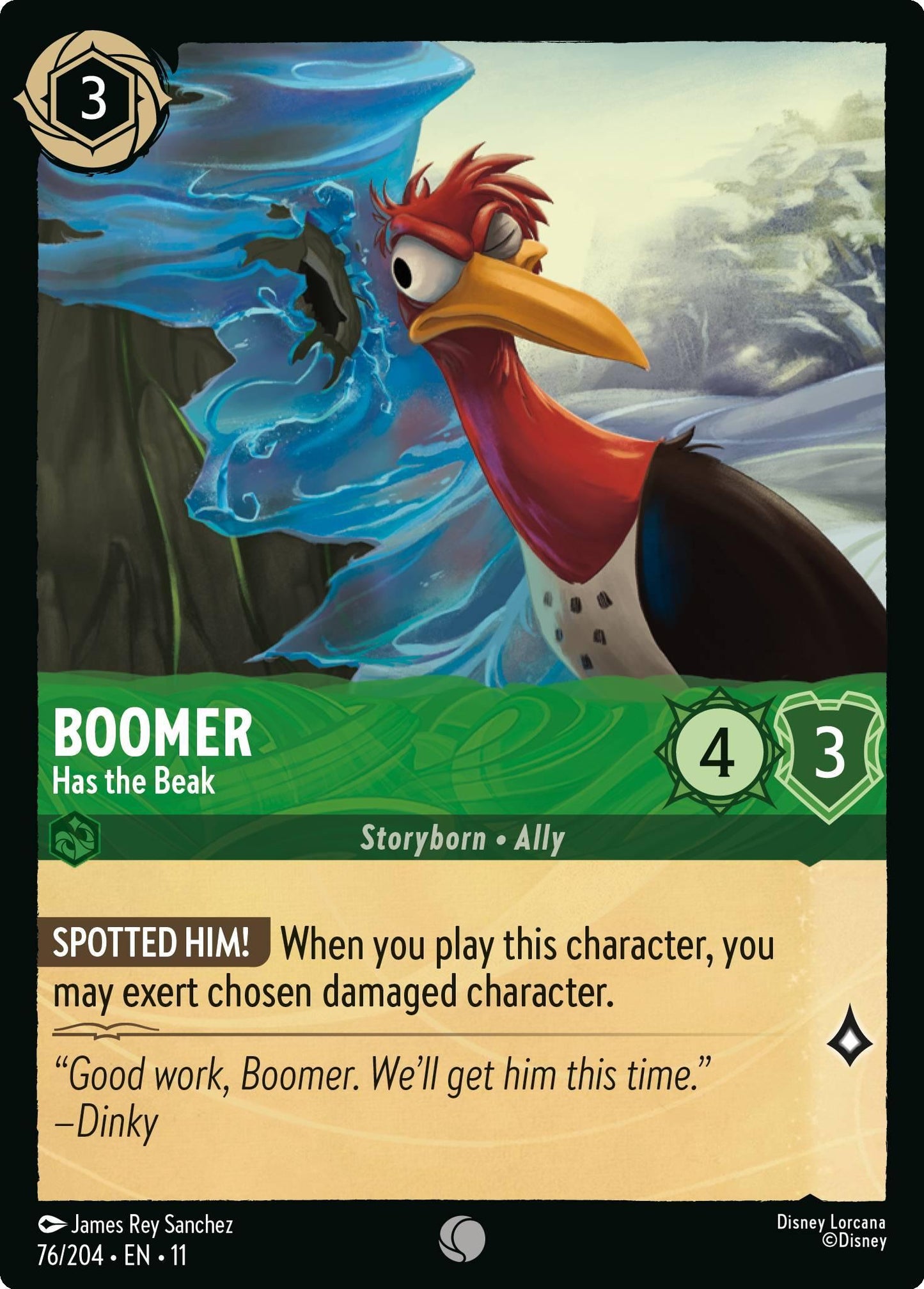Boomer - Has the Beak - 76/204 [Winterspell] [Non-Foil]