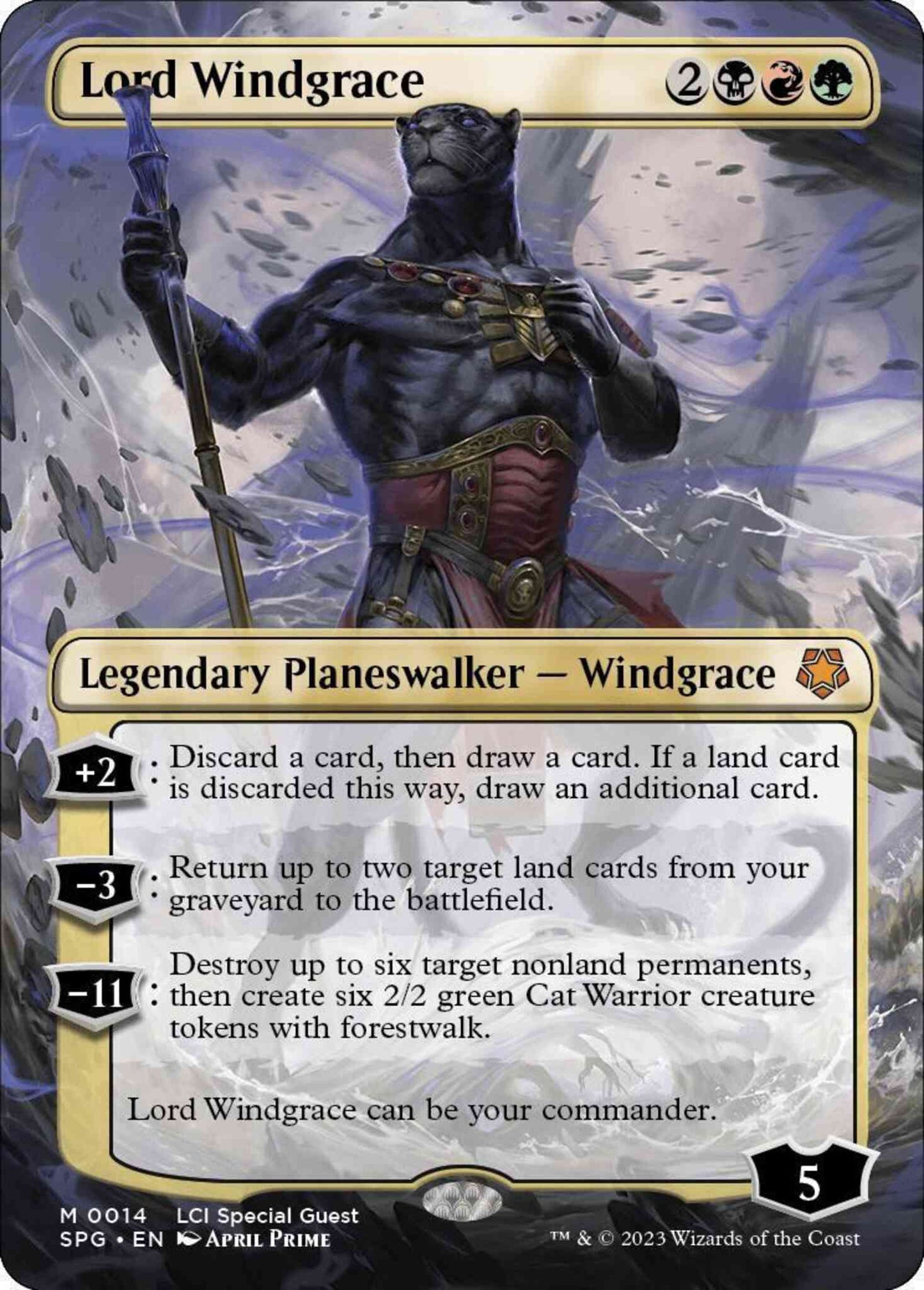 Lord Windgrace [14] [Borderless] [Special Guests] [Non-Foil]