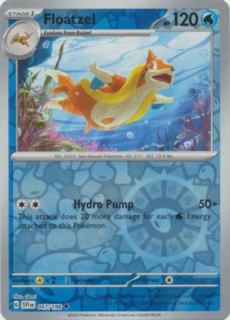 Floatzel - 047/198 - Uncommon [sv01-047] [Reverse Holo]