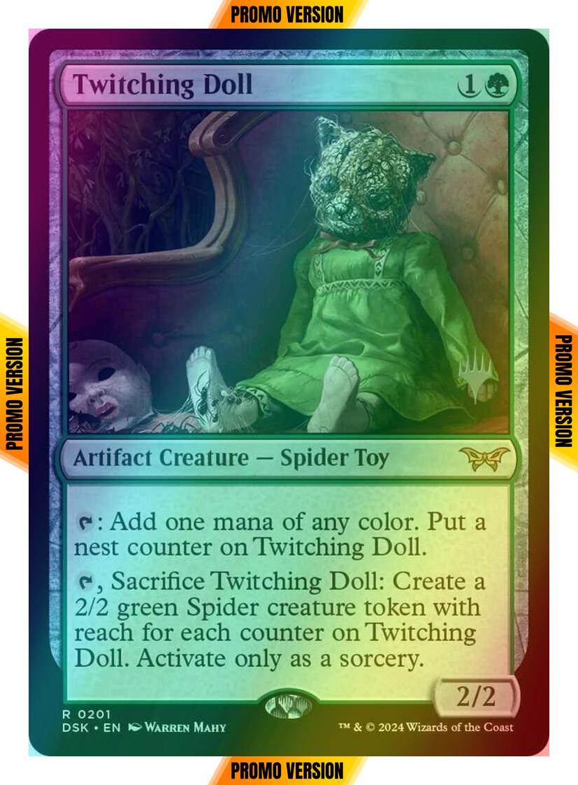 Twitching Doll [201p] [Promo Pack] [Duskmourn: House of Horror: Promos] [Foil]