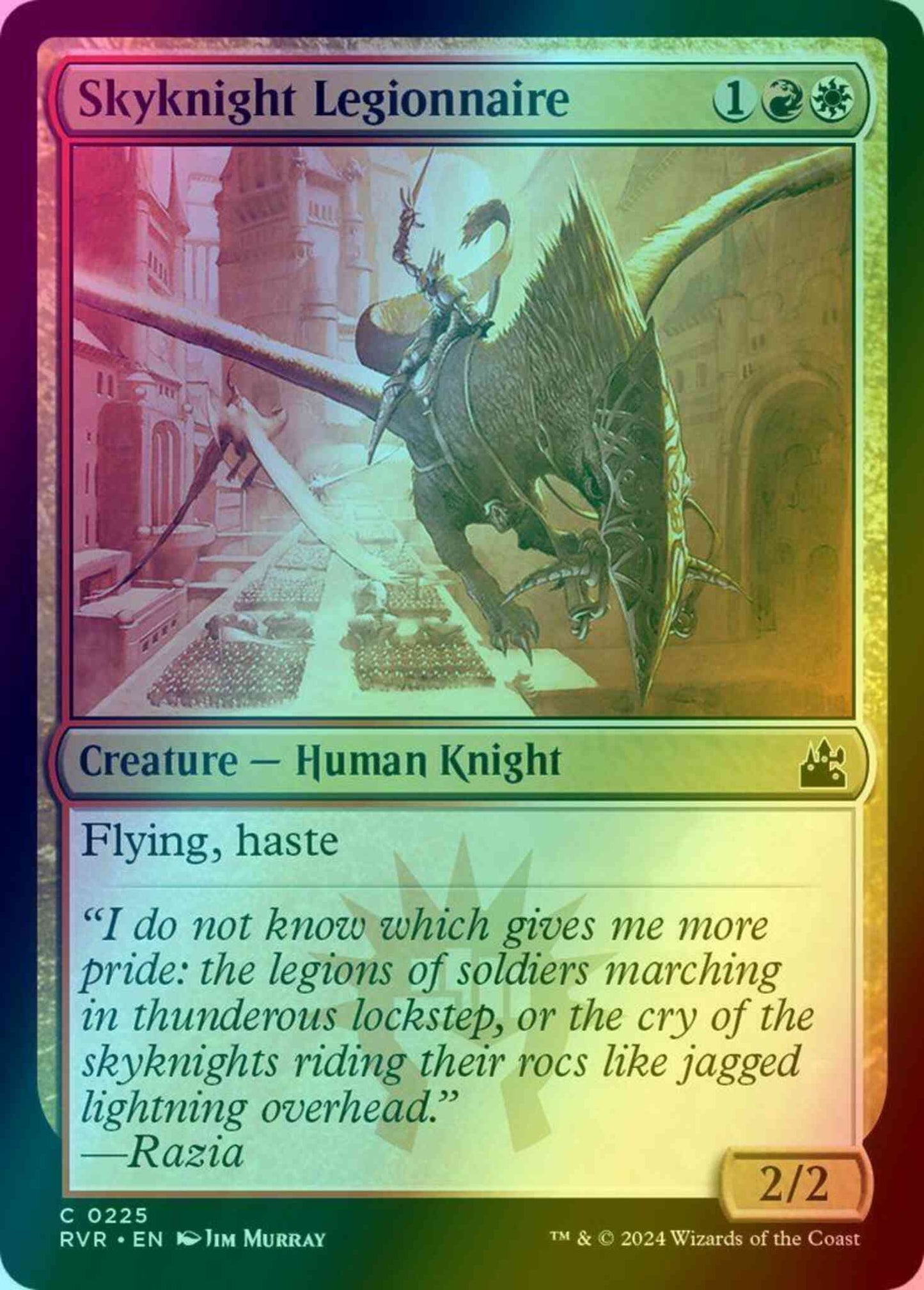 Skyknight Legionnaire [225] [Ravnica Remastered] [Foil]
