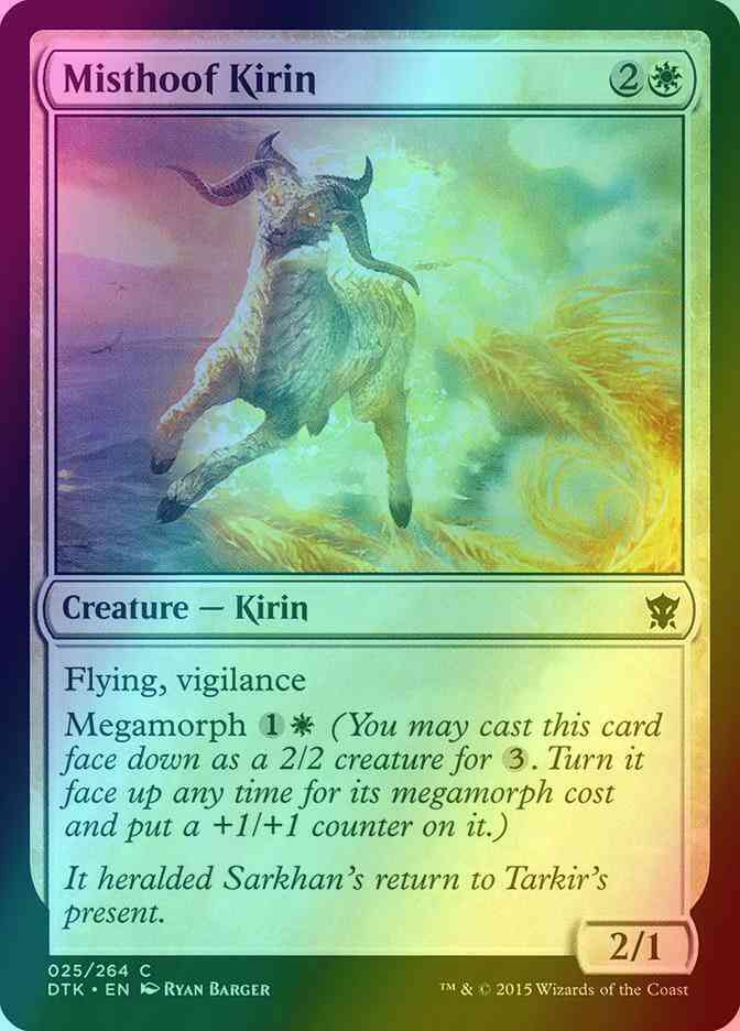 Misthoof Kirin [25] [Dragons Of Tarkir] [Foil]