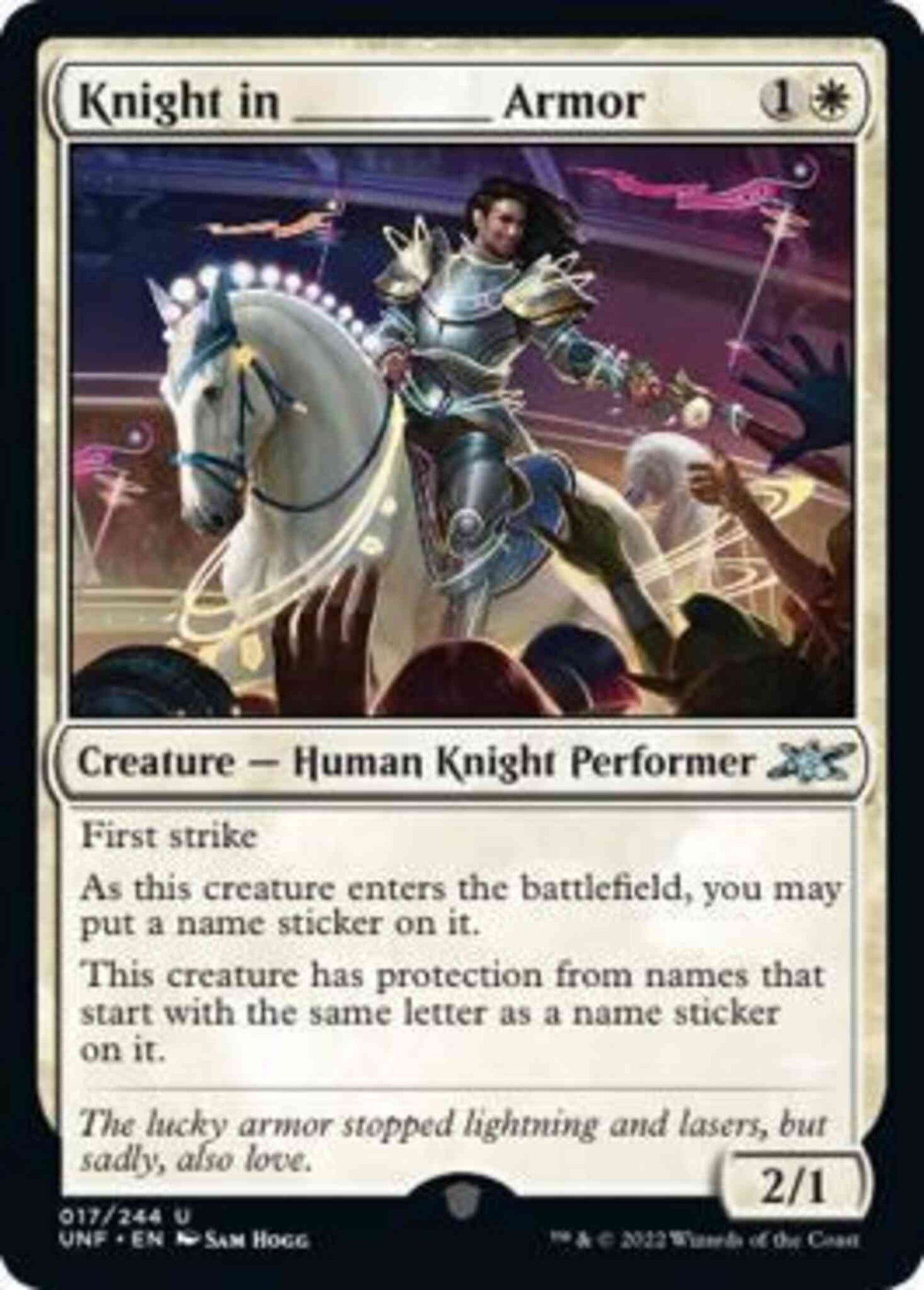 Knight in ________ Armor [17] [Unfinity] [Non-Foil]
