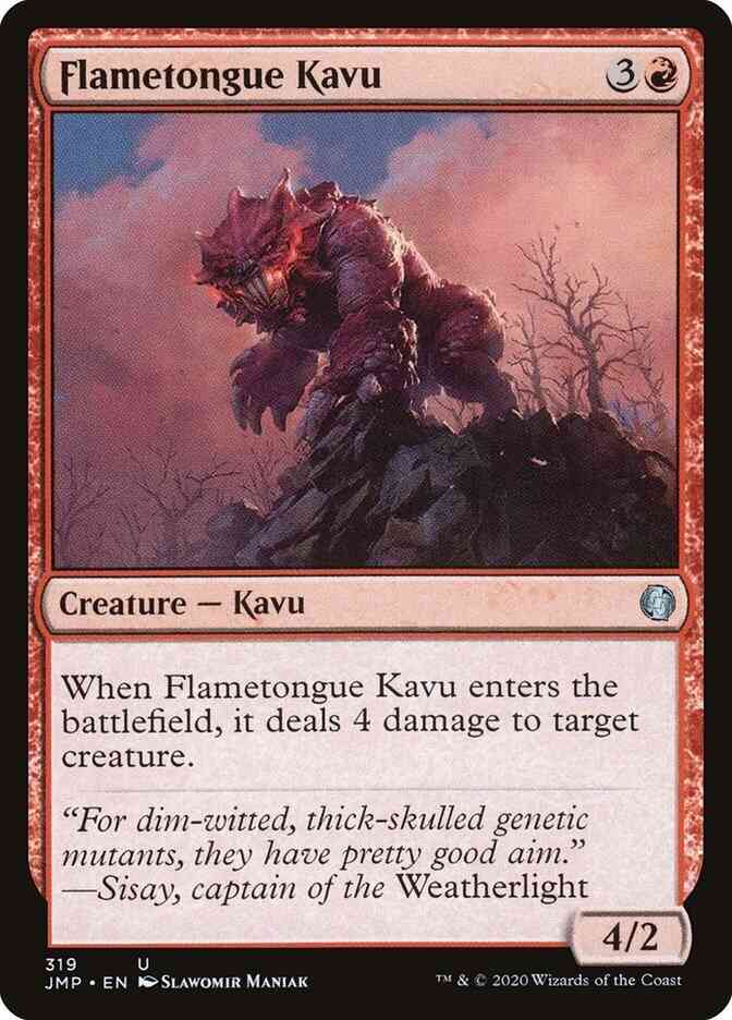 Flametongue Kavu [319] [Jumpstart] [Non-Foil]