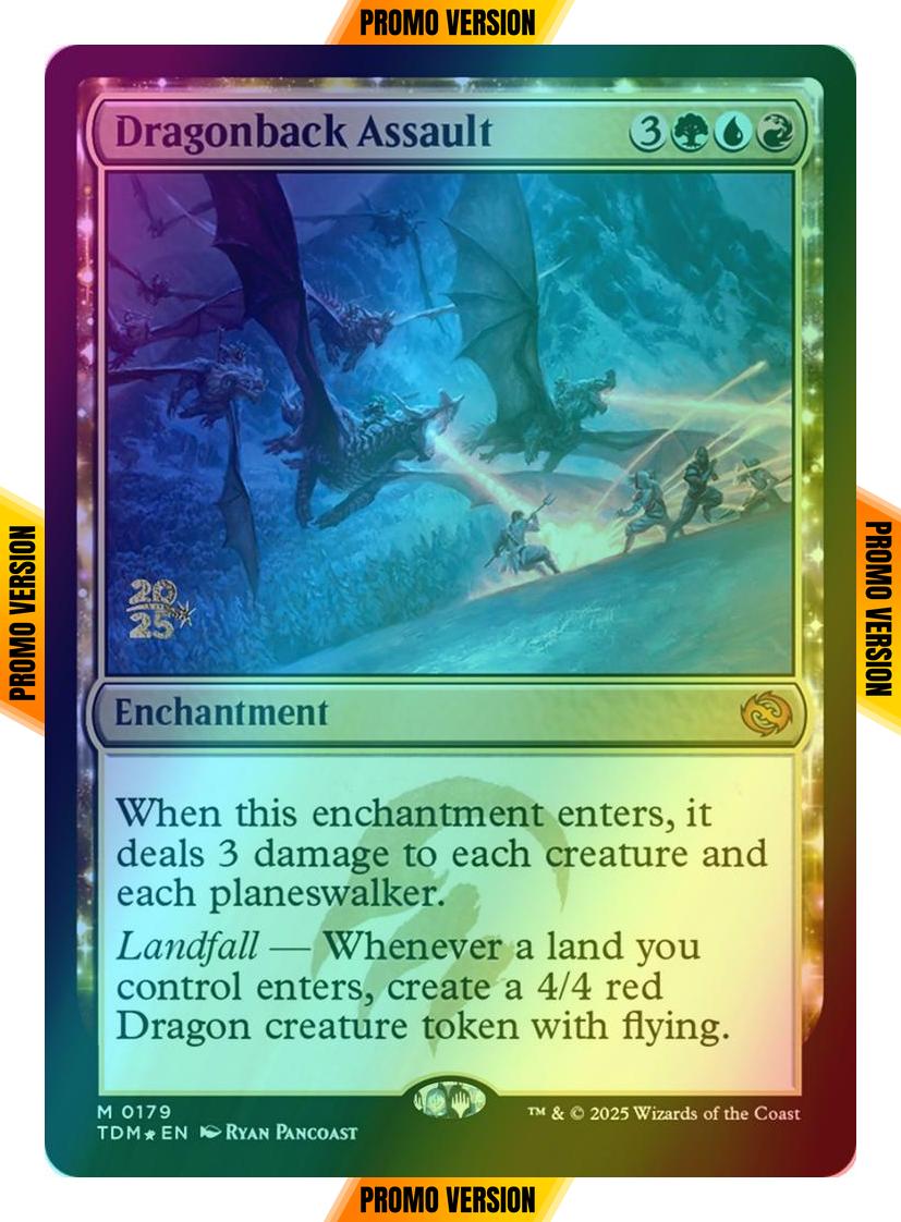Dragonback Assault [179s] [Prerelease] [Tarkir: Dragonstorm: Promos] [Foil]