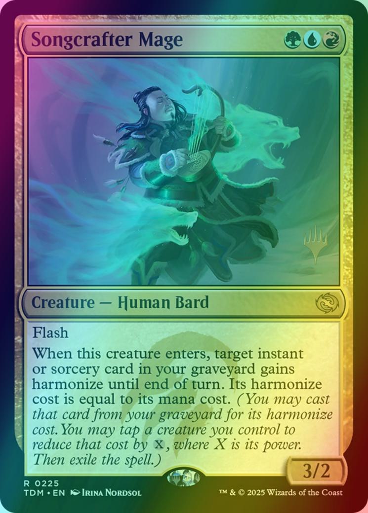 Songcrafter Mage [225p] [Promo Pack] [Tarkir: Dragonstorm: Promos] [Foil]
