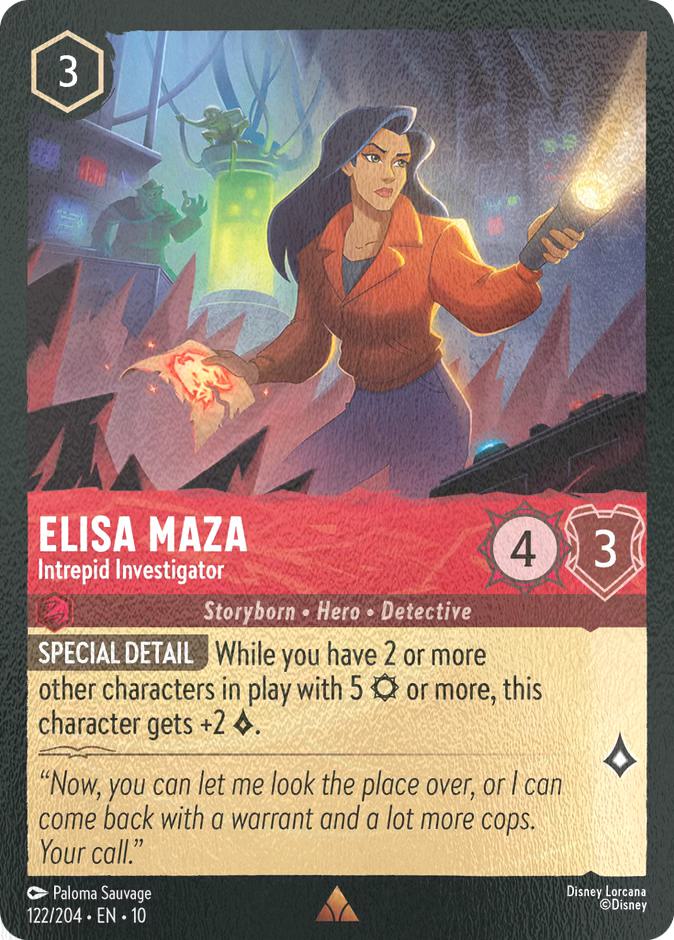 Elisa Maza - Intrepid Investigator - 122/204 [Whispers in the Well] [Cold Foil]