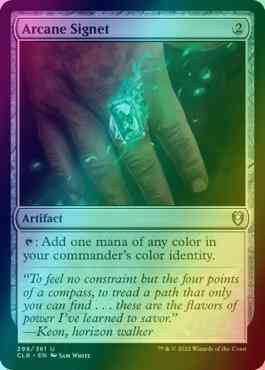 Arcane Signet [298] [Commander Legends: Battle for Baldur's Gate] [Foil]