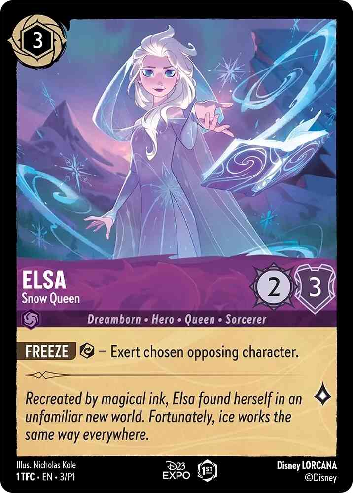 Elsa - Snow Queen - 3/P1 [D23 Promos] [Holofoil]