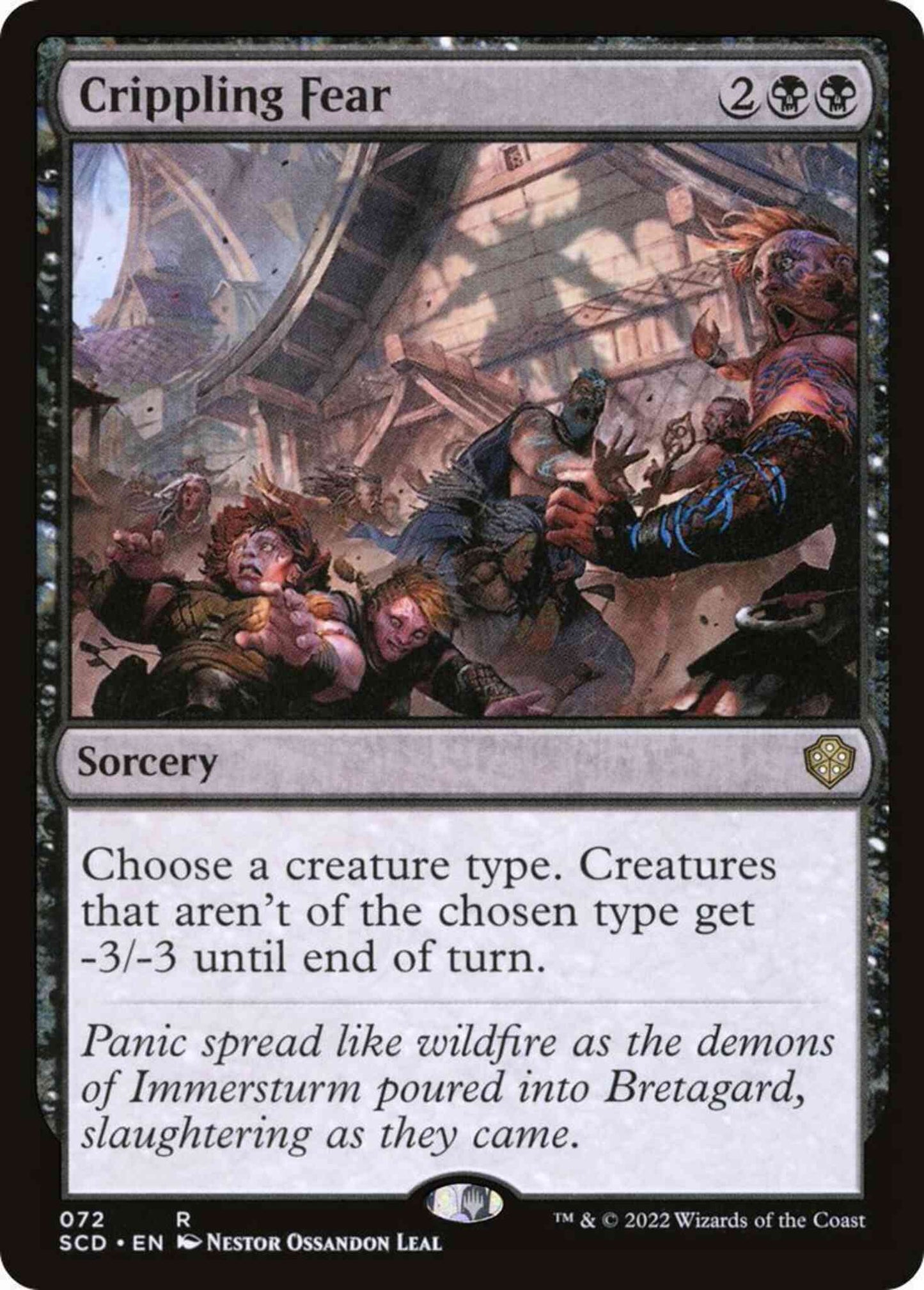 Crippling Fear [72] [Starter Commander Decks] [Non-Foil]