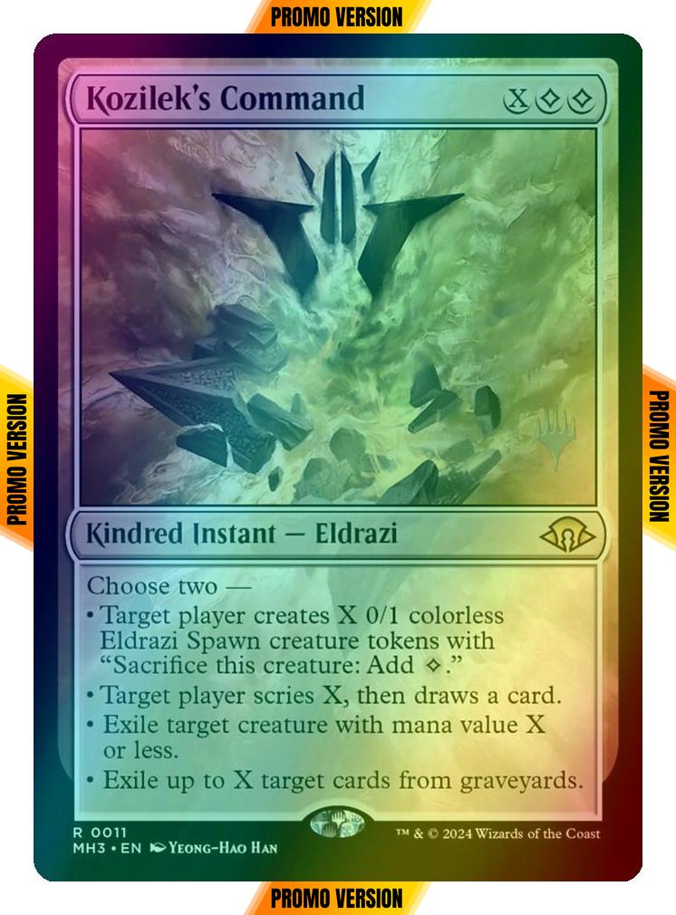 Kozilek’s Command [11p] [Promo Pack] [Modern Horizons 3 Promos] [Foil]