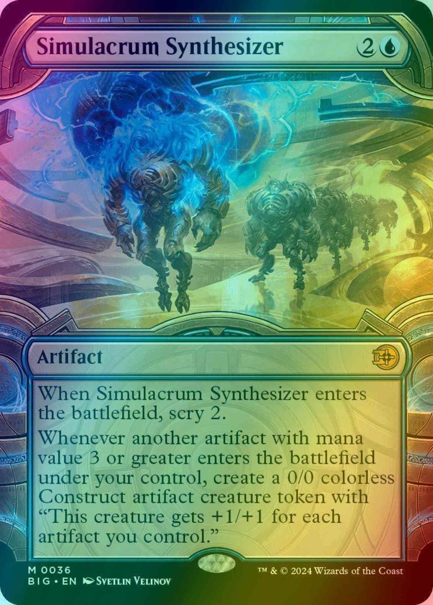 Simulacrum Synthesizer [36] [Vault Frame Showcase] [The Big Score] [Foil]