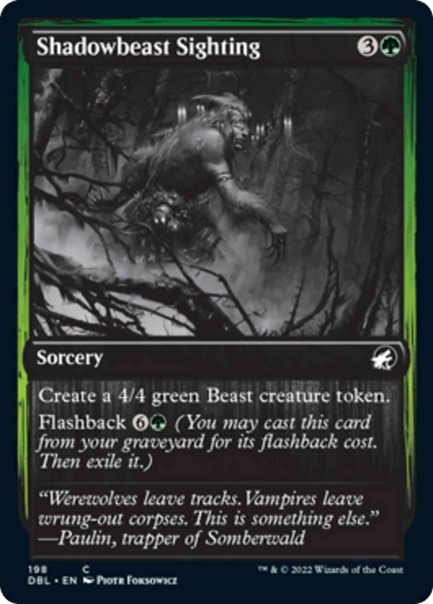 Shadowbeast Sighting [198] [Innistrad: Double Feature] [Non-Foil]