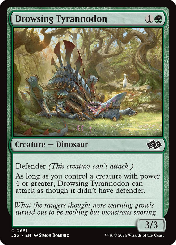 Drowsing Tyrannodon [651] [Foundations: Jumpstart] [Non-Foil]