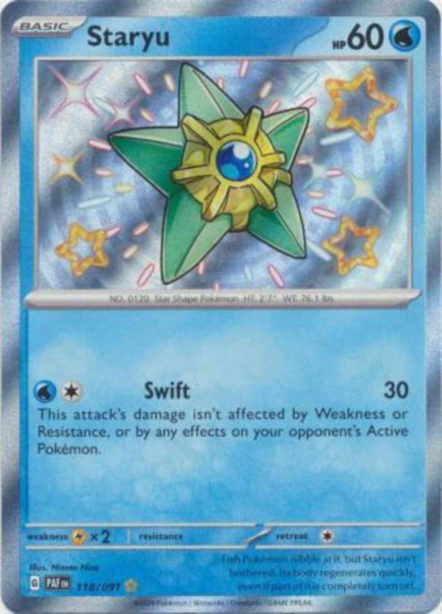 Staryu - 118/091 - Shiny Rare [sv045-118] [Secret]