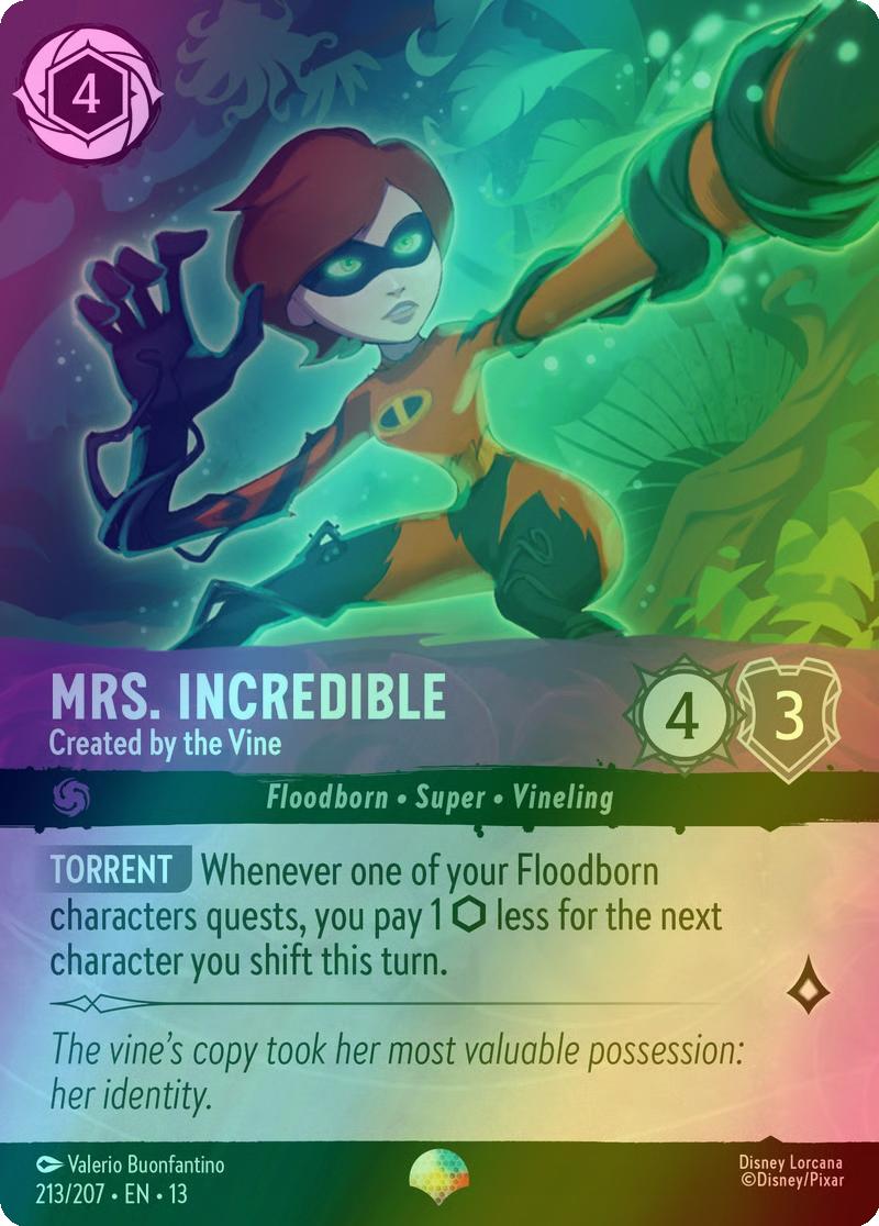 Mrs. Incredible - Created by the Vine (Epic) - 213/204 [Attack of the Vine!] [Holofoil]