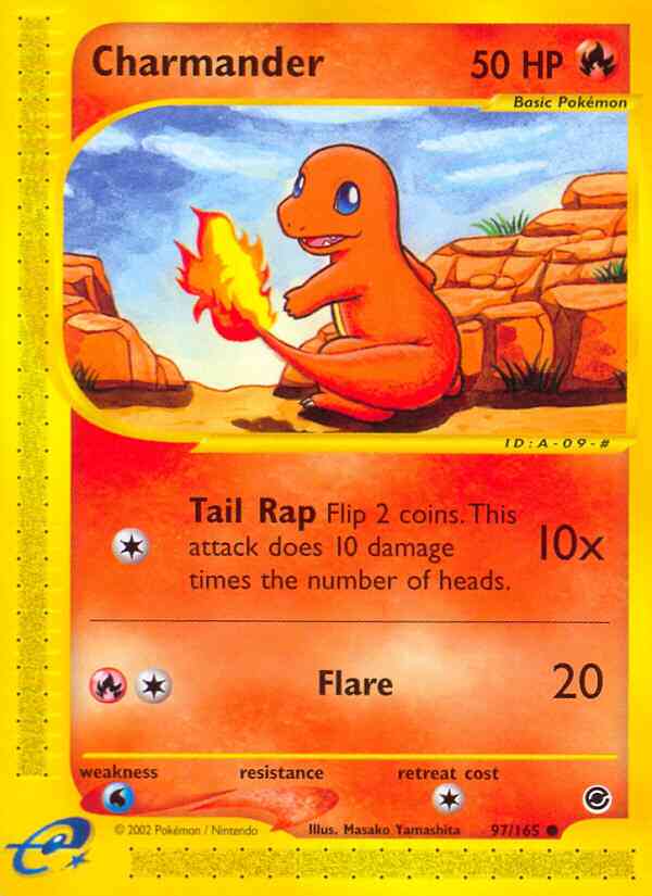 Charmander - 97/165 - Common [ecard1-97] [Non-Holo]