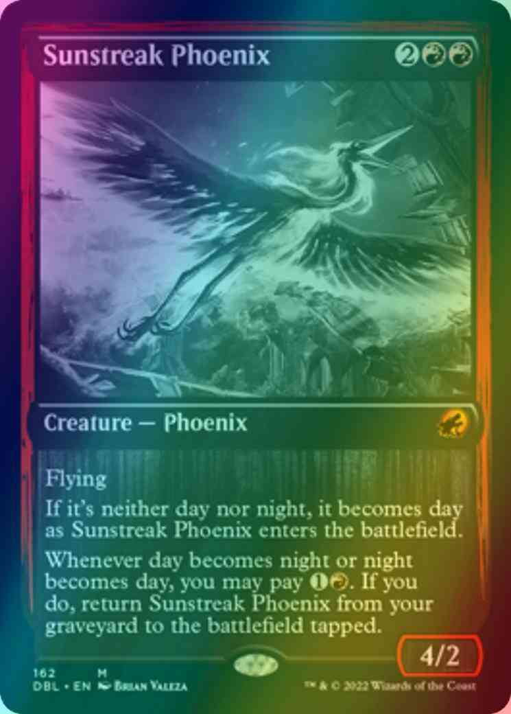 Sunstreak Phoenix [162] [Innistrad: Double Feature] [Foil]