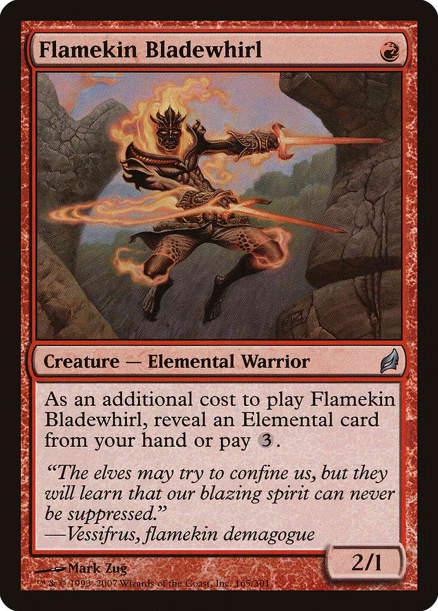 Flamekin Bladewhirl [165] [Lorwyn] [Non-Foil]