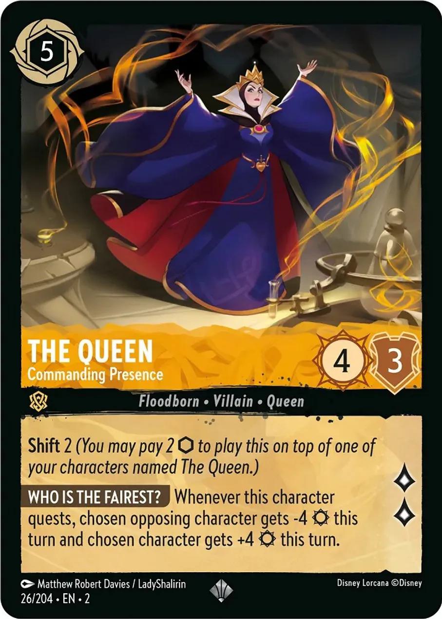 The Queen - Commanding Presence - 26/204 [Rise Of The Floodborn] [Non-Foil]