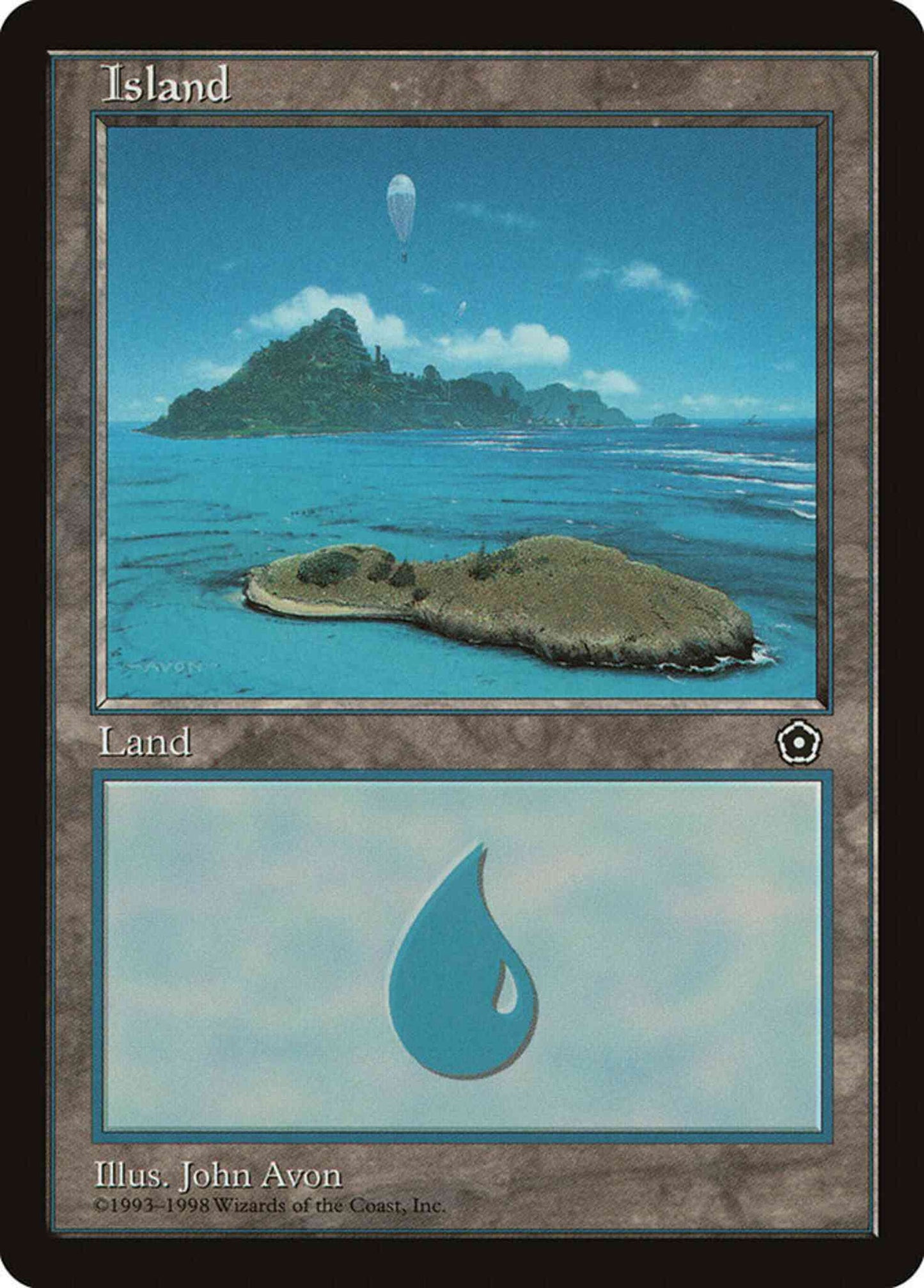 Island [155] [Parachute] [Portal Second Age] [Non-Foil]